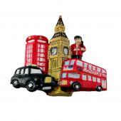 London Sights Fridge Magnet 3D