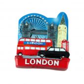 Red London Icons Magnet