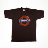 London Underground Distressed T-Shirt Black